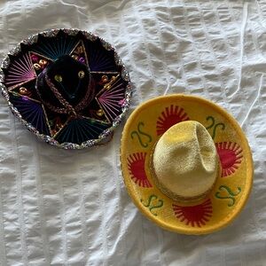 Colorful Embroidered Sombrero Set
